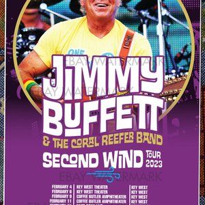 Jimmy Buffett Final 2023 Tour poster Parrot Head Rare